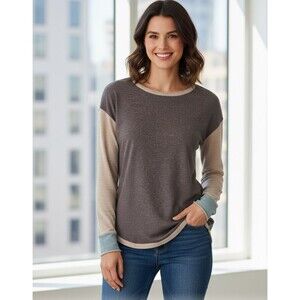 Smartwool Shadow Pine Sweater Women Small Purple Long Sleeve Pullover Wool